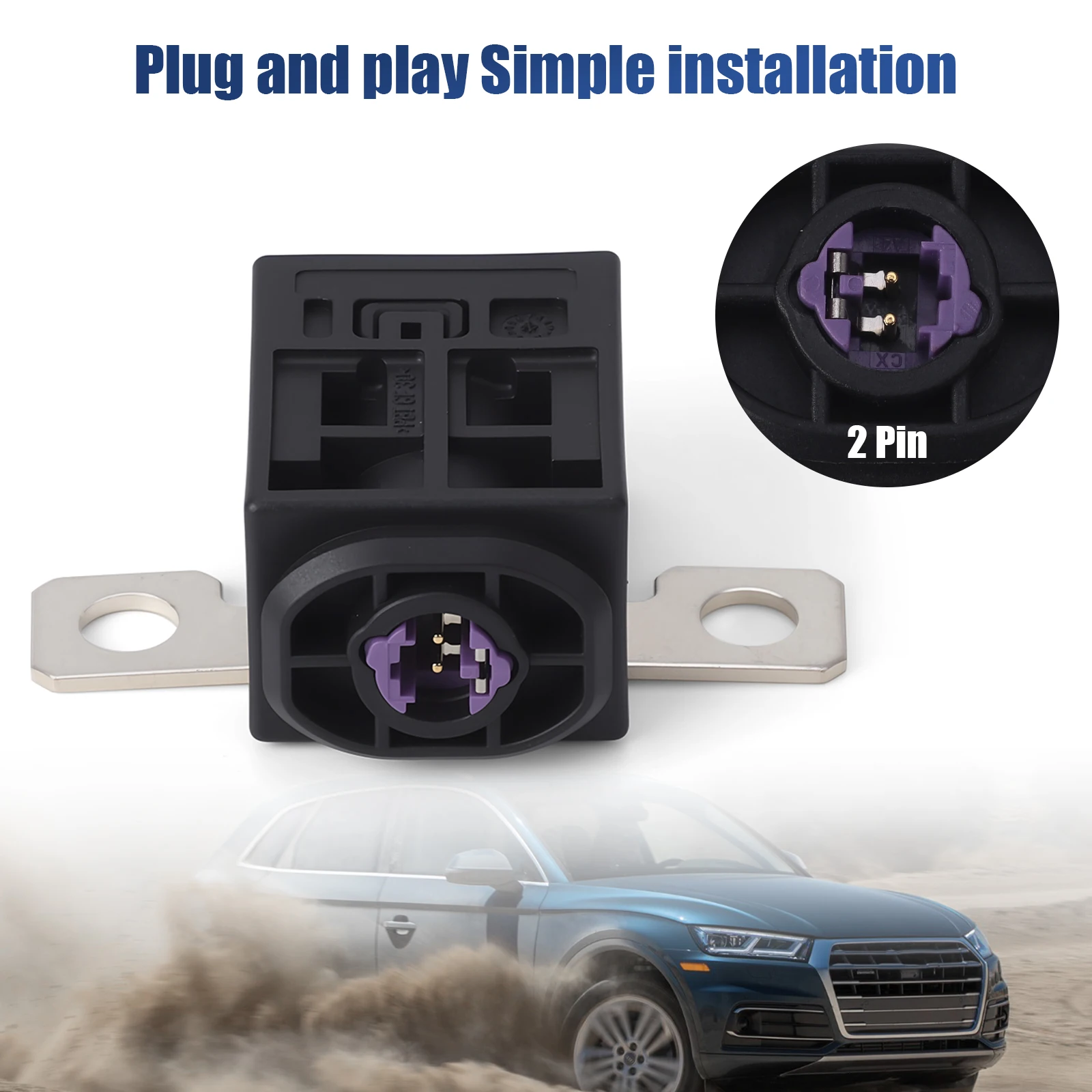 

For Audi A3 A4 A5 A6 A7 A8 Q5 Q7 TT VW Plastic Copper Battery Fuse Overload Protection Trip OEM 4F0915519 8P0937548 Replacement