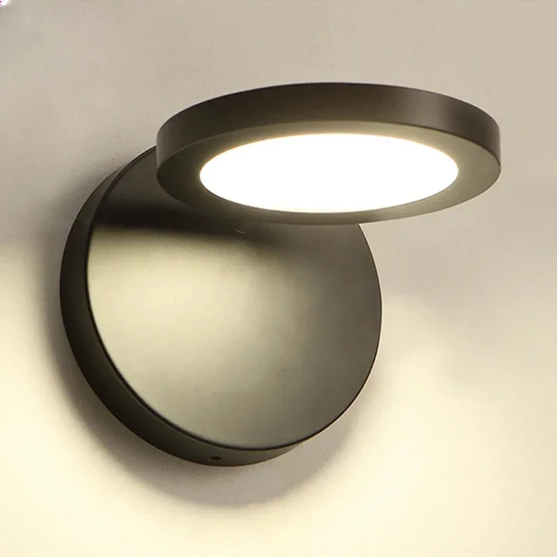 

Nordic simple modern creative personality adjustment wall lamp bedroom bedside lamp living room staircase aisle led wall lamp
