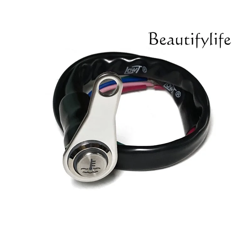 

Motorcycle accessories switch with lock water temperature switch with cable bracket logo light power switch