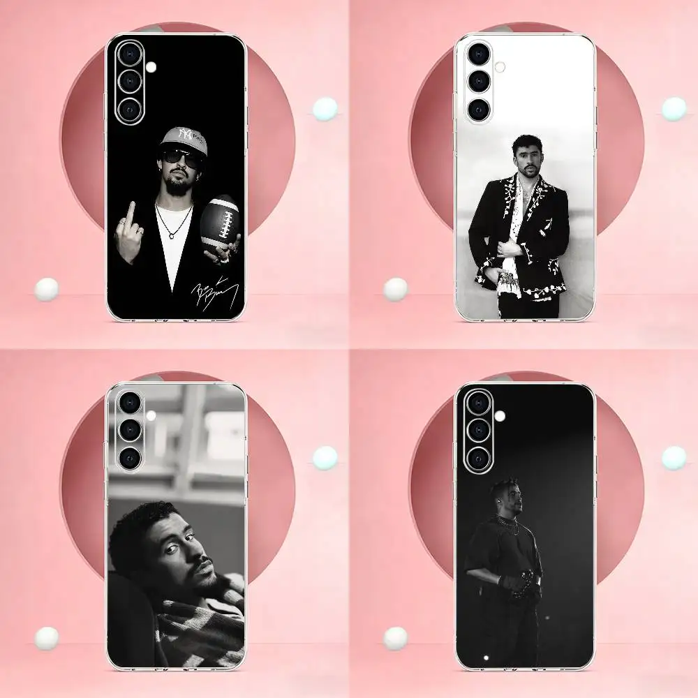 Bad Bunny Global Spanish Icon  Phone Case For Samsung Transparent soft case Silicone  A73,A72,A71,A70,A53,A52,A51