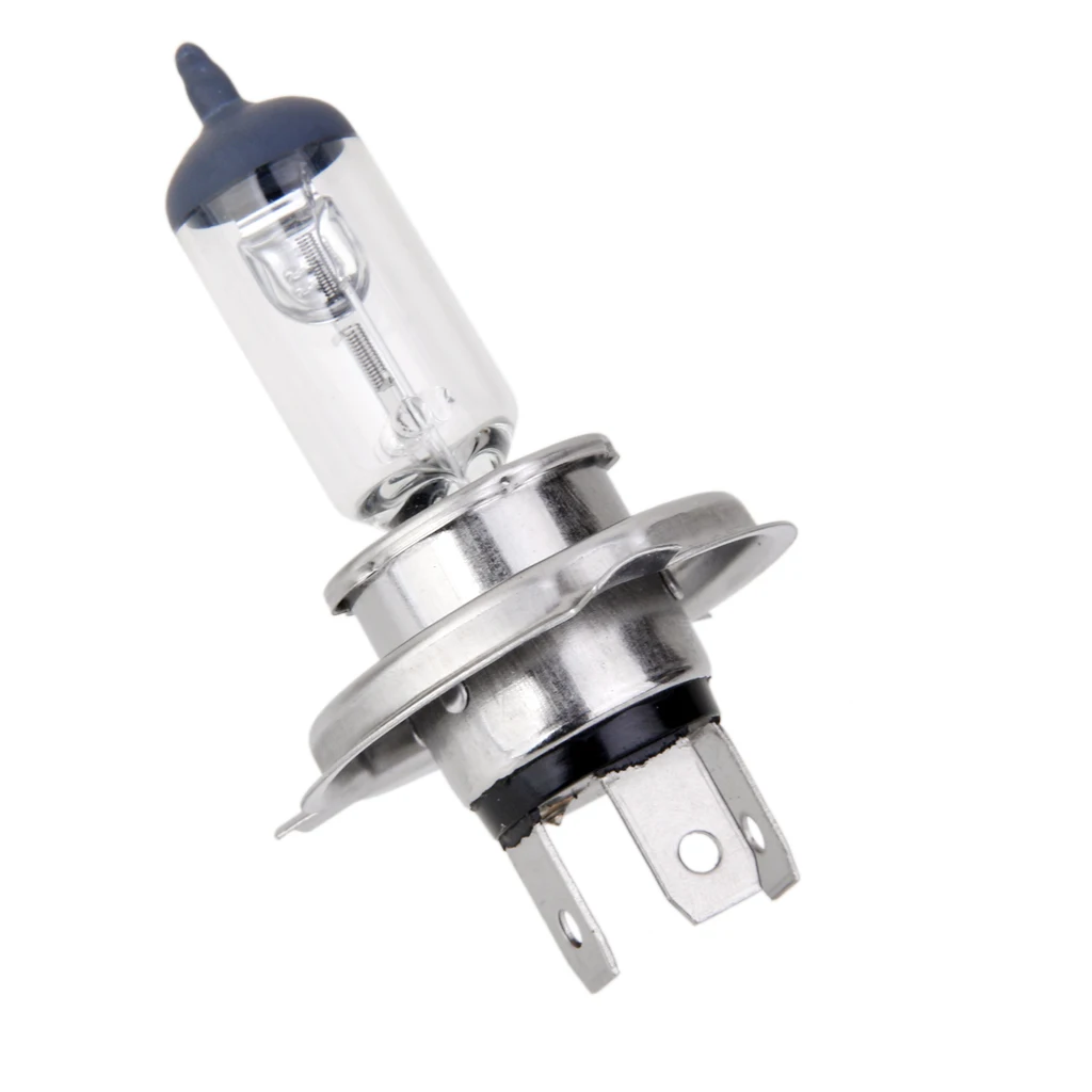 White H4 Xenon Gas Headlight 55W 12V Metal Lamp High Low Beam Car Light Bulb for Better Visibility at Night