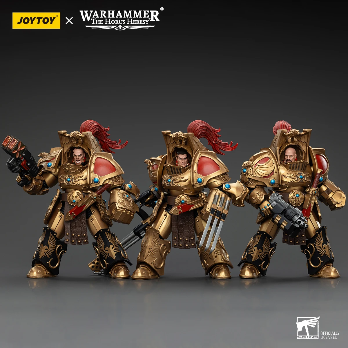 JOYTOY Warhammer The Horus Heresy Action Figure Legio Custodes Aquilon Terminator Squad Anime Figurine Joints Movable Model Gift