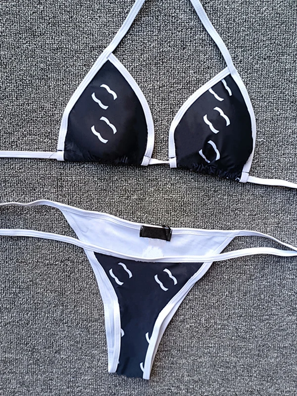 Swimwear Bikini Set Sexy New Navy Blue Swimsuits Woman Sexy Bathing Suits Bikinis Triangle Bandage Female Beachwear X028