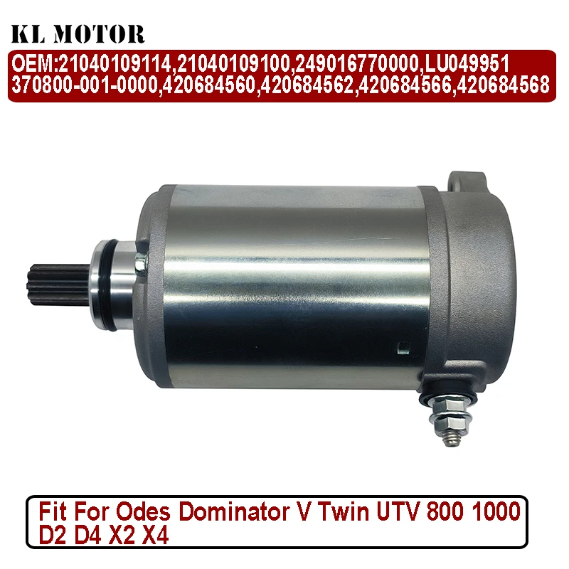 محرك بداية أصلي OEM لـ Odes Dominator V Twin UTV 800 1000 D2 D4 X2 X4 لـ Ravager Raider ATV UTV Quad 21040109114