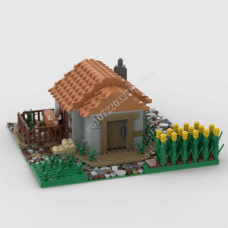 964PCS  The Medieval FarmModular MOC Creative street view Model Building Blocks Architecture DIY Education Model Toy Gift