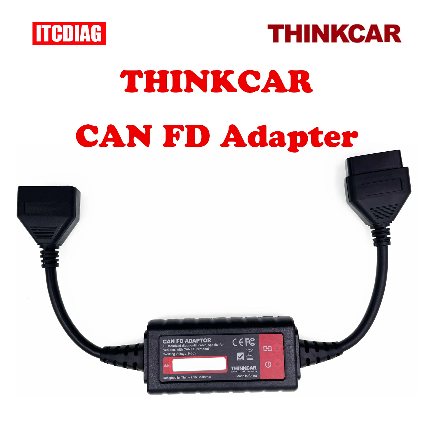 

Thinkcar CAN FD CANFD Adapter Connector Work for Can FD CAN-FD Protocol Work With Thinktool Max 2 Compatibel Vehicles For GM2022