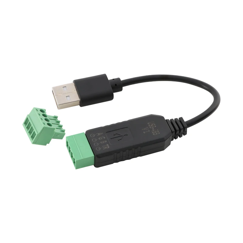 USB to RS485 Serial Port Converter Communication Module CH340 PLC Serial Port IO Module RS-485 Connector