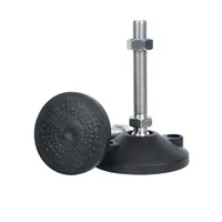 4pcs Adjustable Lathe Leg Thread Type Adjustable Levelling Feet Swivel Base Articulating Leveling legs Furniture Glide Pad
