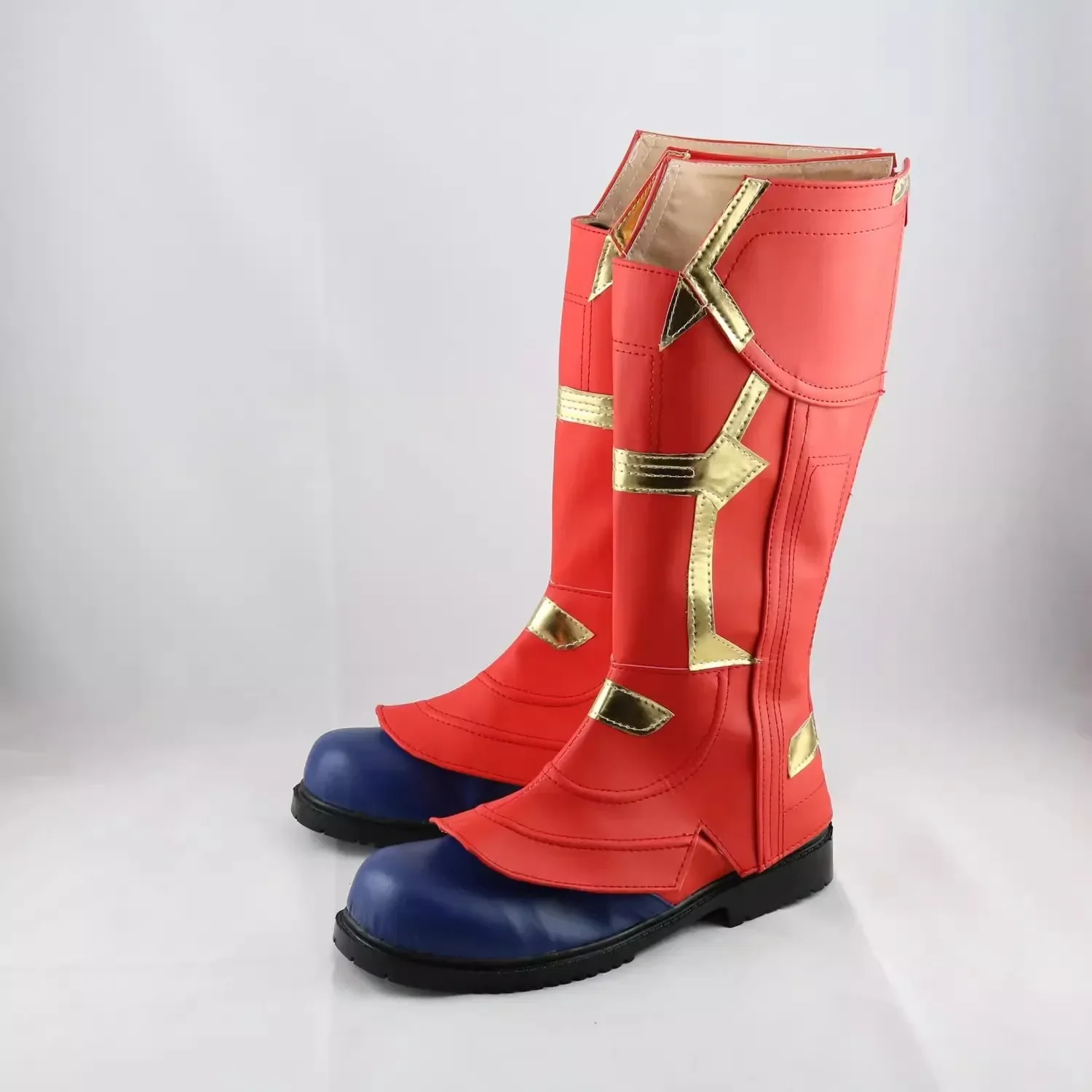 خارقة كارول تأثيري أحذية بو أحذية من الجلد هالوين كرنفال الأحذية الكابتن تأثيري الدعائم أنيمي اكسسوارات مخصص