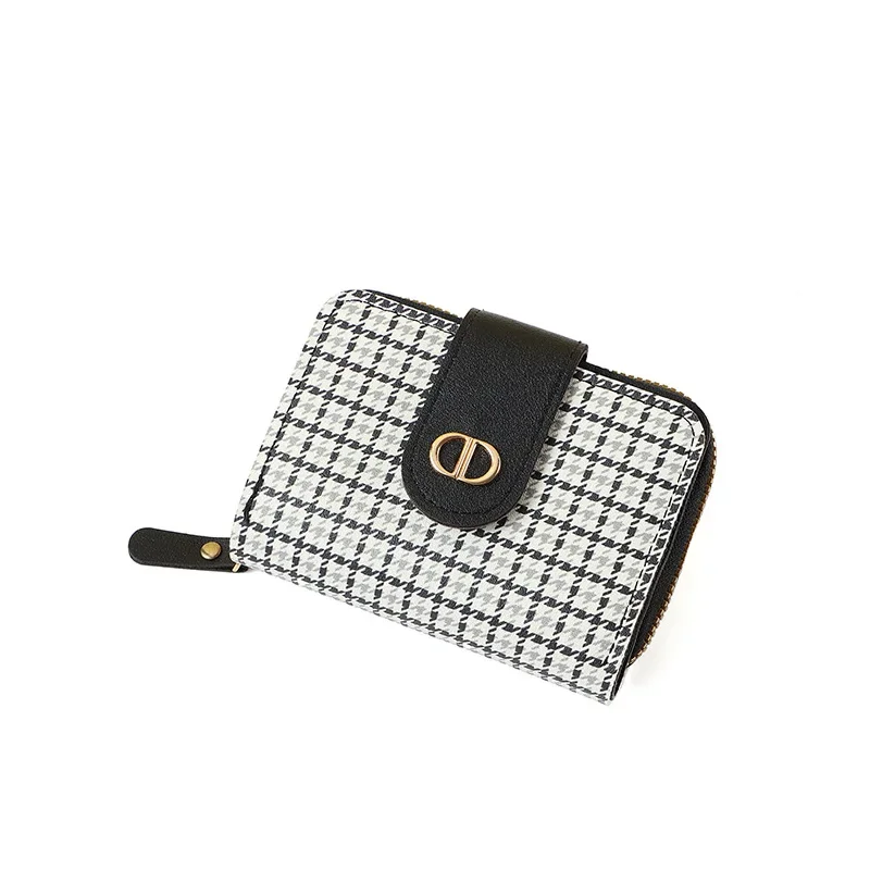 Portefeuille Court de Luxe observateur en Cuir PU pour Femme, Porte-Monnaie Multi-cartes Anti-Démagnétisation, Grande Capacité