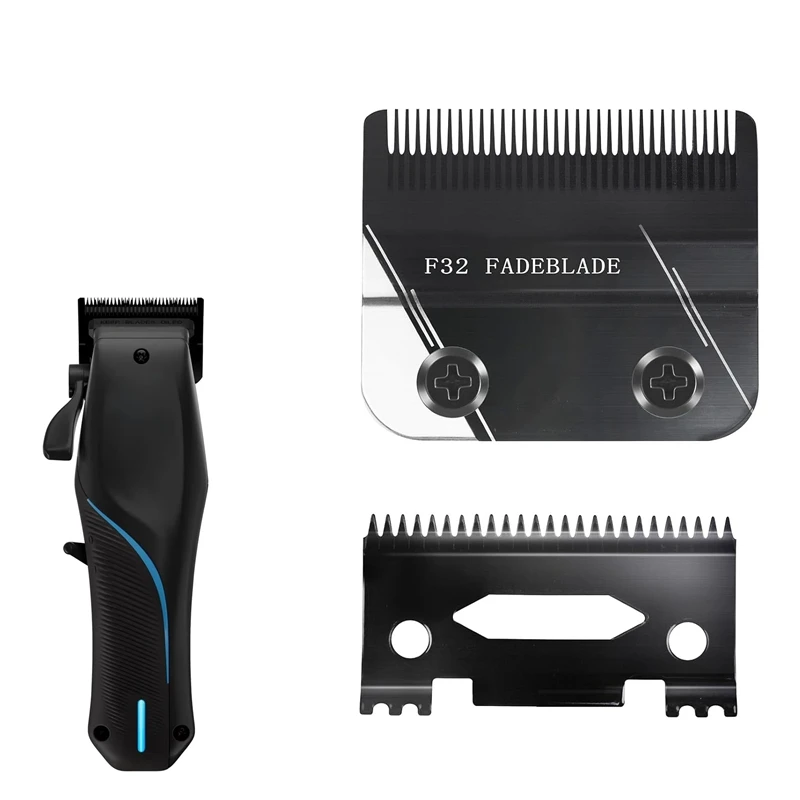 Cabeça de lâminas de aço inoxidável de substituição profissional compatível com o aparador Wahl 5 Star Vapor.