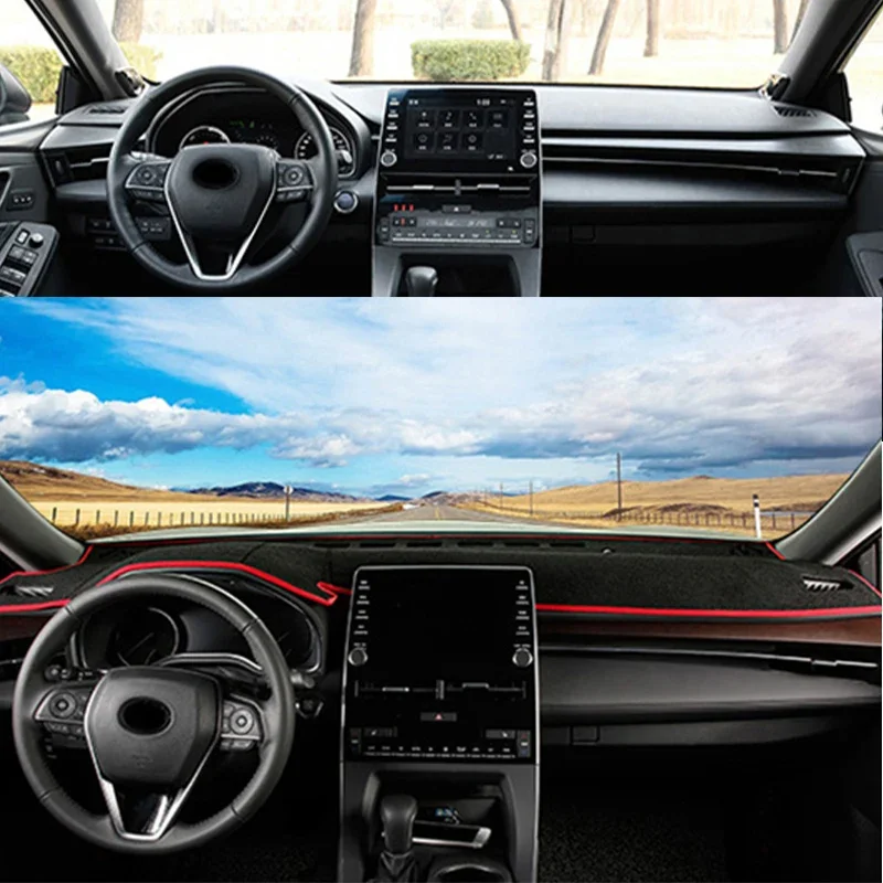 

Car Dashboard Mat Sunshade Anti-Glare Sun-proof Carpet Mat For Toyota Avalon 2018 2019 2020 2021 2022 2023 2024 2025 Accessories