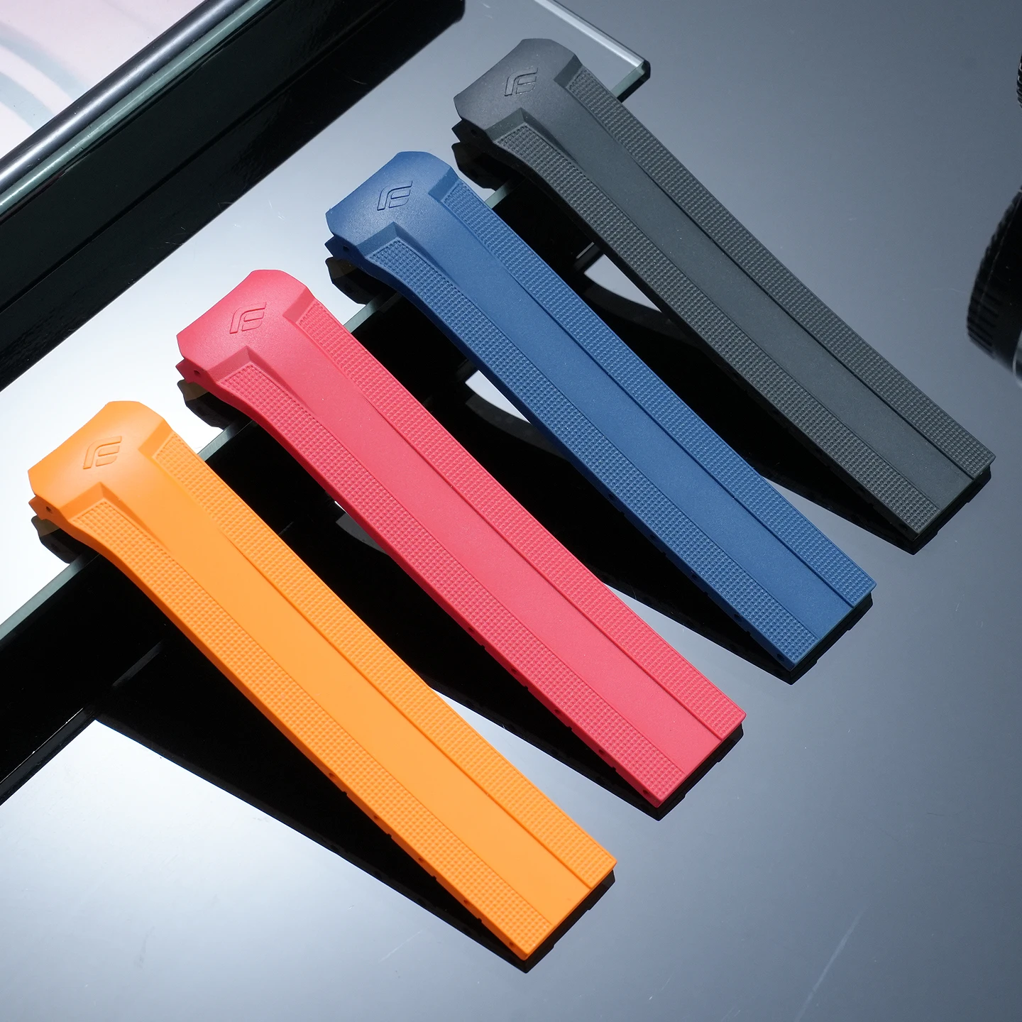 For Tissot 1853 Touch Smart Series T091.420A Outdoor Water-Resistant Rubber Strap Replacement Strap Accessories 22mm