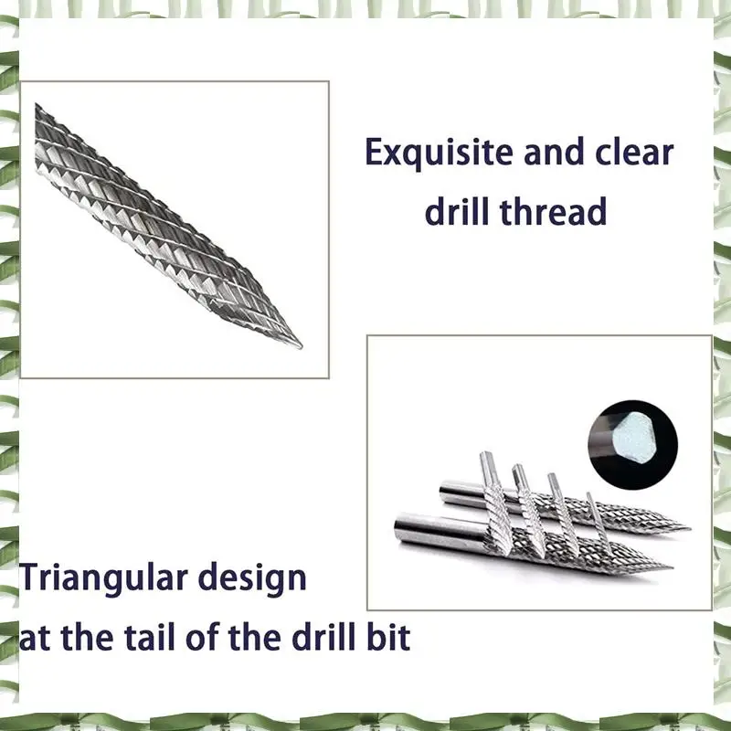 Professional Tool High Carbide Steel Burr Bits Tire Reamers Carbide Cutters Rotary Files Reamers Wire Cutter Tire Repair Tool