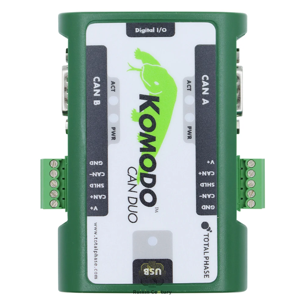FOR Total Phase TP360110 Komodo CAN Duo Interface Analyzer Adapter Dual Channel 1Mbps USB 2.0 GPIO
