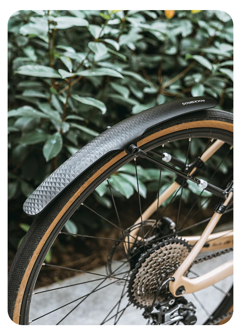 ROCKBROS Fahrrad-Schutzblech aus PP-Weichplastik, robust und widerstandsfähig, geeignet für Straßenfahrräder, Fahrradzubehör. – Detail 9