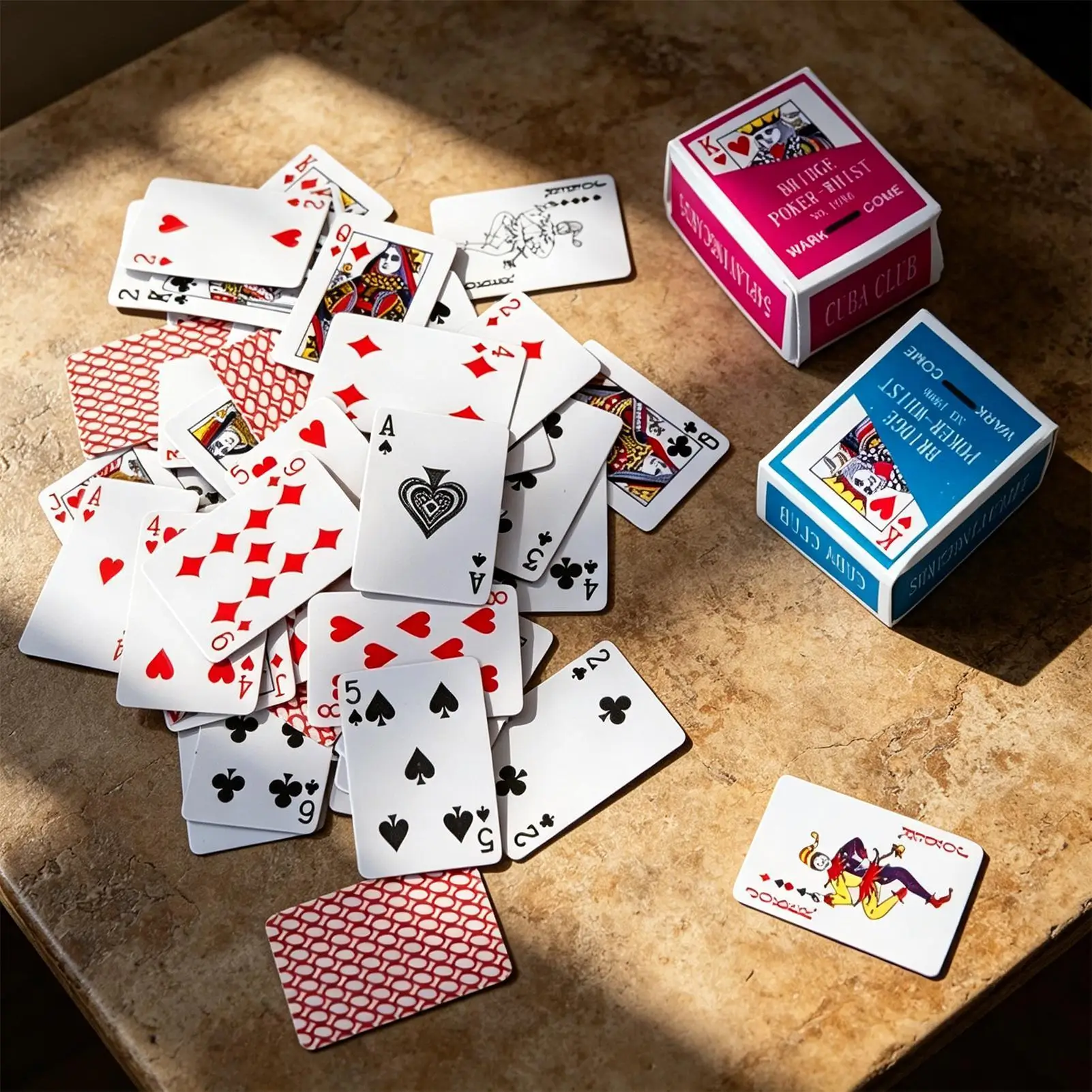 Miniature Playing Cards Travel Size Poker Cards Compact Deck for Camping Game Night Party Favors, Friends Family