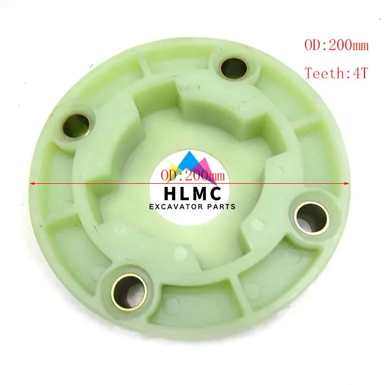 Excavator Engineering Machinery Accessories Coupling Flange Connector Outer Diameter 200*4T