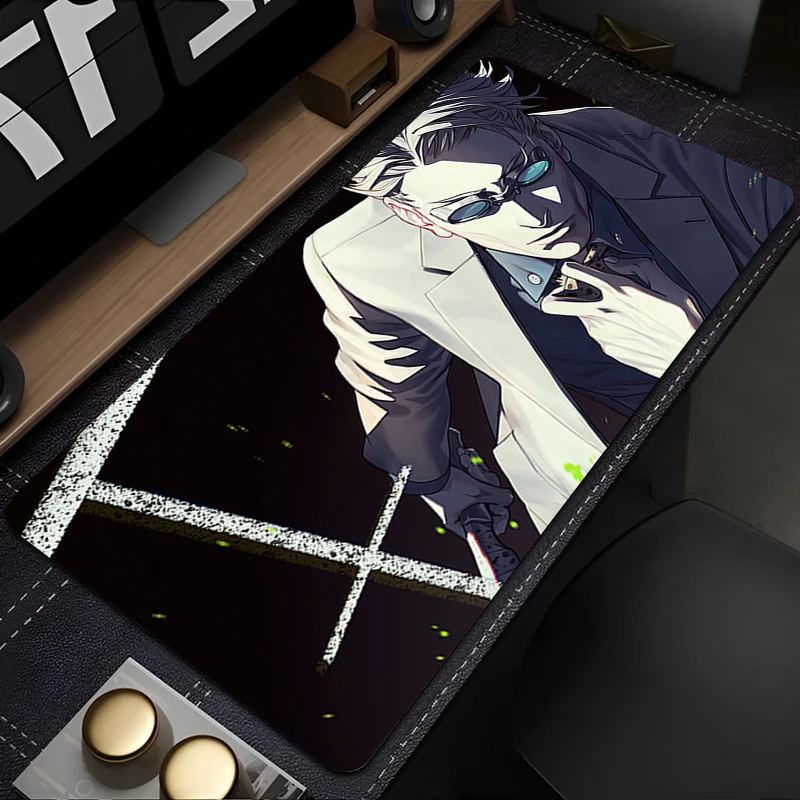 Anime Gaming Mouse Pad Multi Size Table Keyboard Pad Mousepad Computer Play Mat Rubber Mausepad Jujutsu Kaisen Nanami Desk Mat