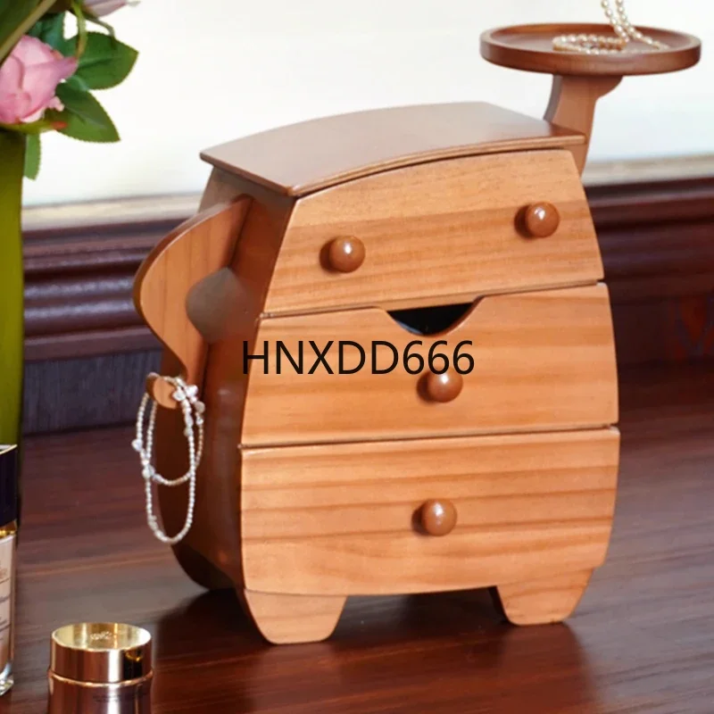 Wooden Jewelry box organizers storage interesting multifunction organizers drawer type storage Boxes for bedroom desk organizers
