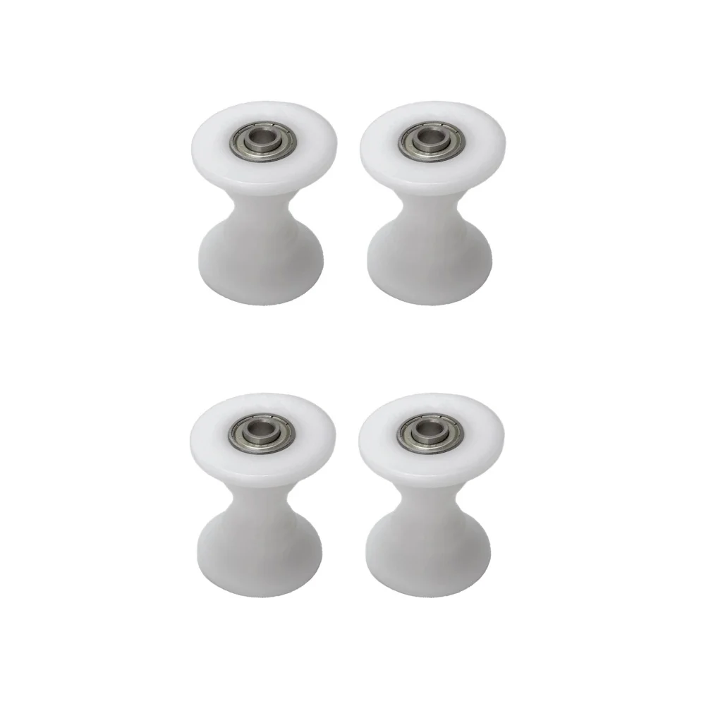 2pcs/4pcs Bearing Wheels Rowing Machine/Belly Machine Bearing Wheels For 50x25mm Fitness Equipment Elliptical- Tubes Accessories