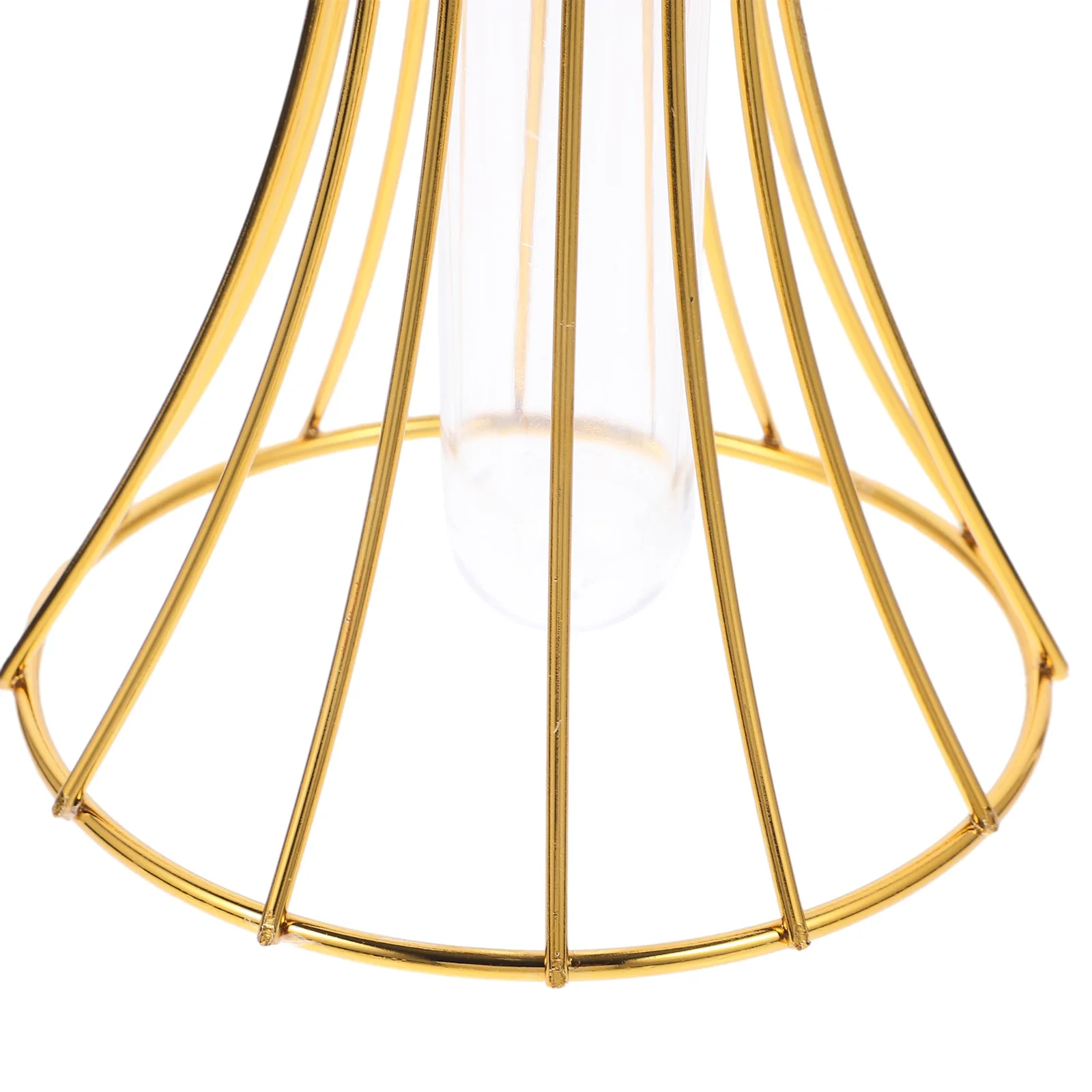 

Iron Vase 2303E 02 Gold Thick Plastic Durable Flower Vase Hydroponic Container Living Room Bedroom Kitchen Decor Planter