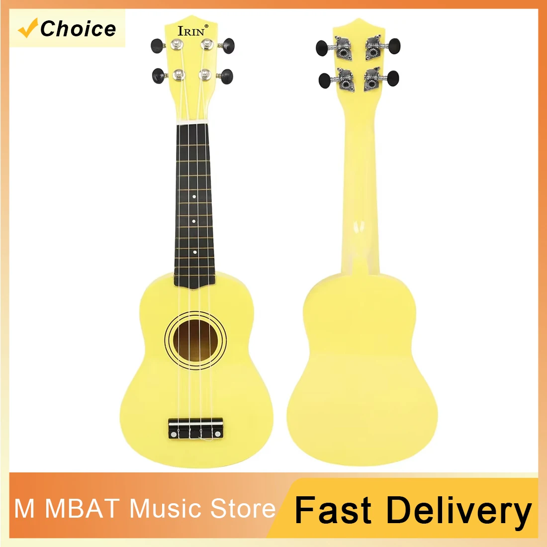 

Yellow Ukulele 21 Inch Beginner Ukulele Basswood Mini Guitarra 4 Strings Ukulele Guitar Musical Instrument Girl Gifts