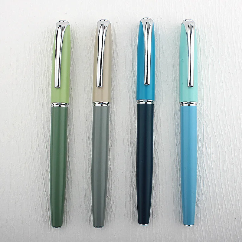 Luxury Fountain Pens Ink EF F Morandi Color Fountain Pen School Office Business Supplies Writing Kids Stationery Ink Pens