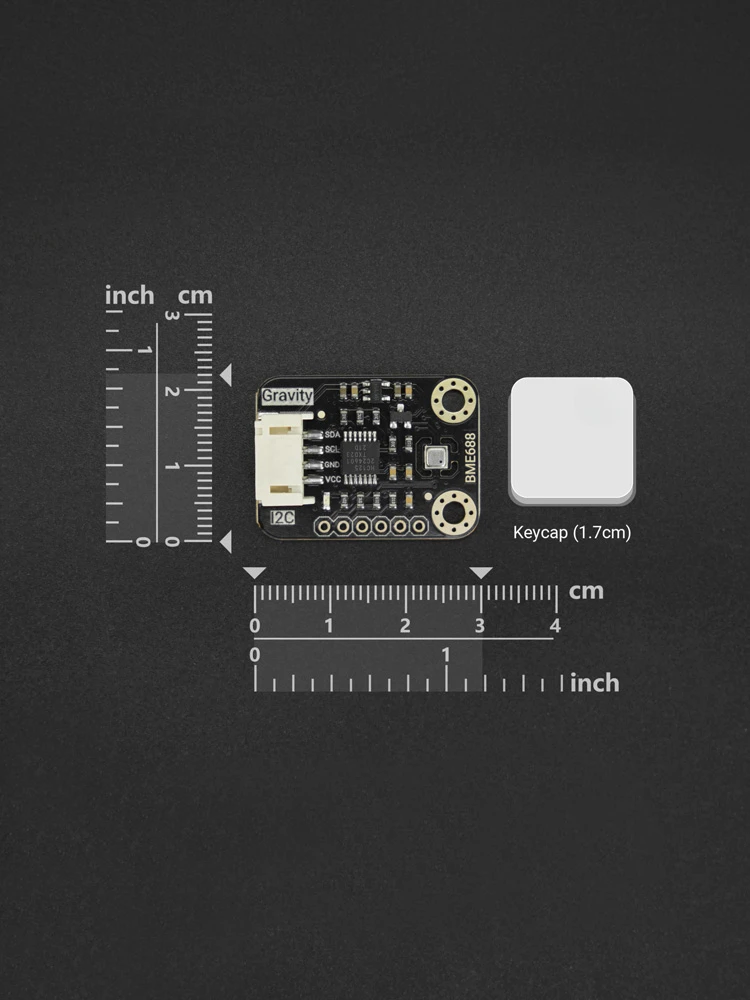 Gravity: I2C BME688 Environmental Sensor VOC Temperature Humidity Pressure