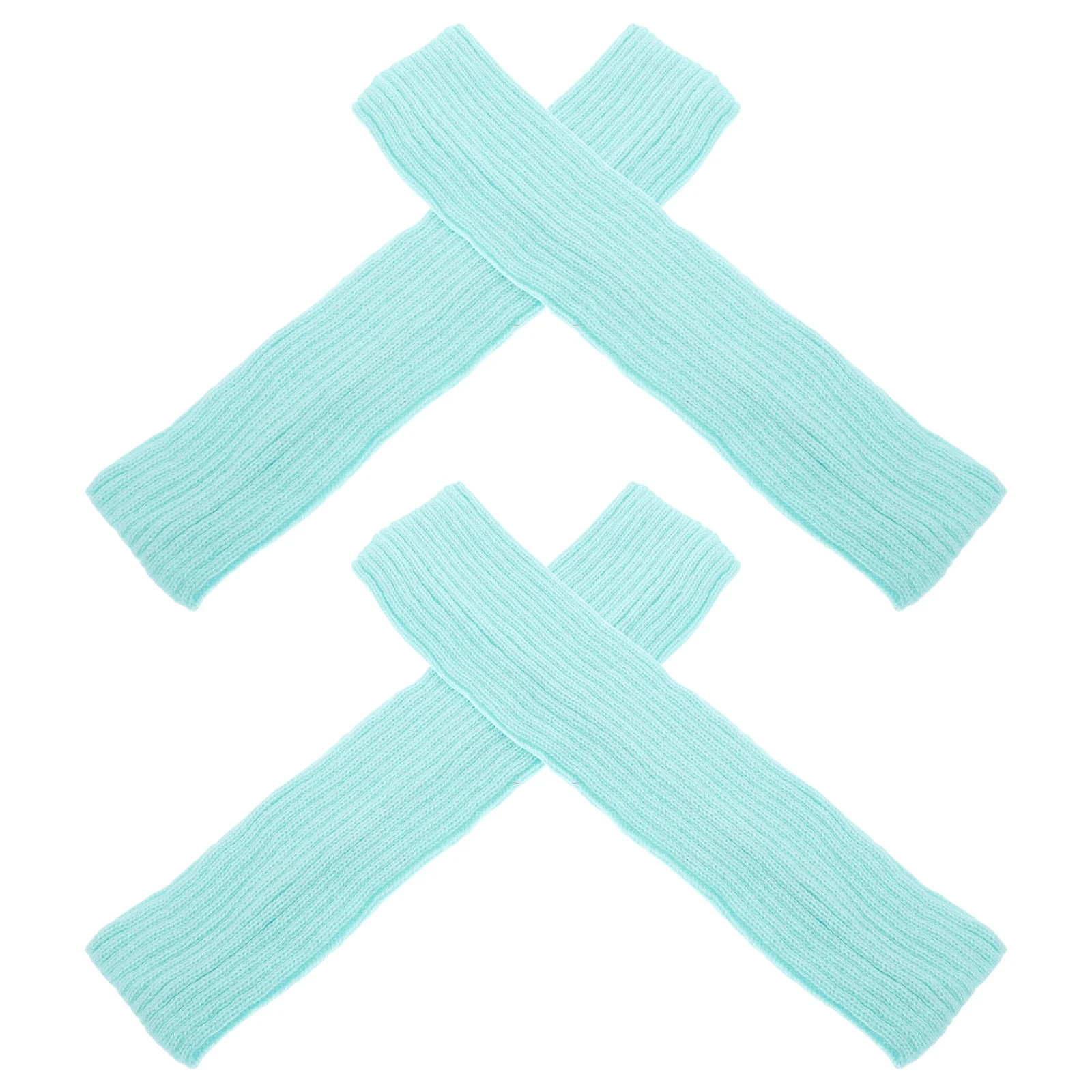 

2Pairs Knitting Stockings Warm Leg Warmers for Women Winter Autumn Fashion Knitted Socks Comfortable Thermal Stockings