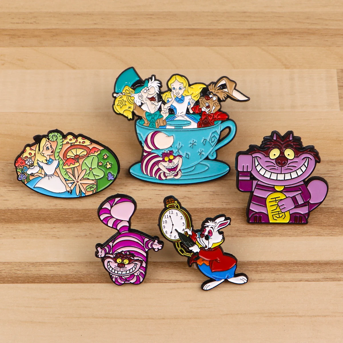Cute Cartoon Figure Pins Classic Anime Badges Brooches for Clothing Enamel Pin Woman's Badge Jewelry Accessories Gift for Friend image 3