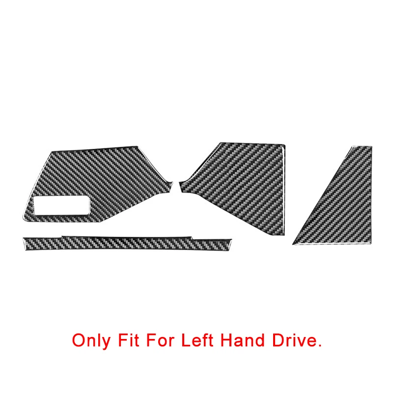 Car Accessories Center Console Decoration Dashboard Navigation Screen Panel Side Trim Carbon Fiber Sticker For Audi A3 2021 2022
