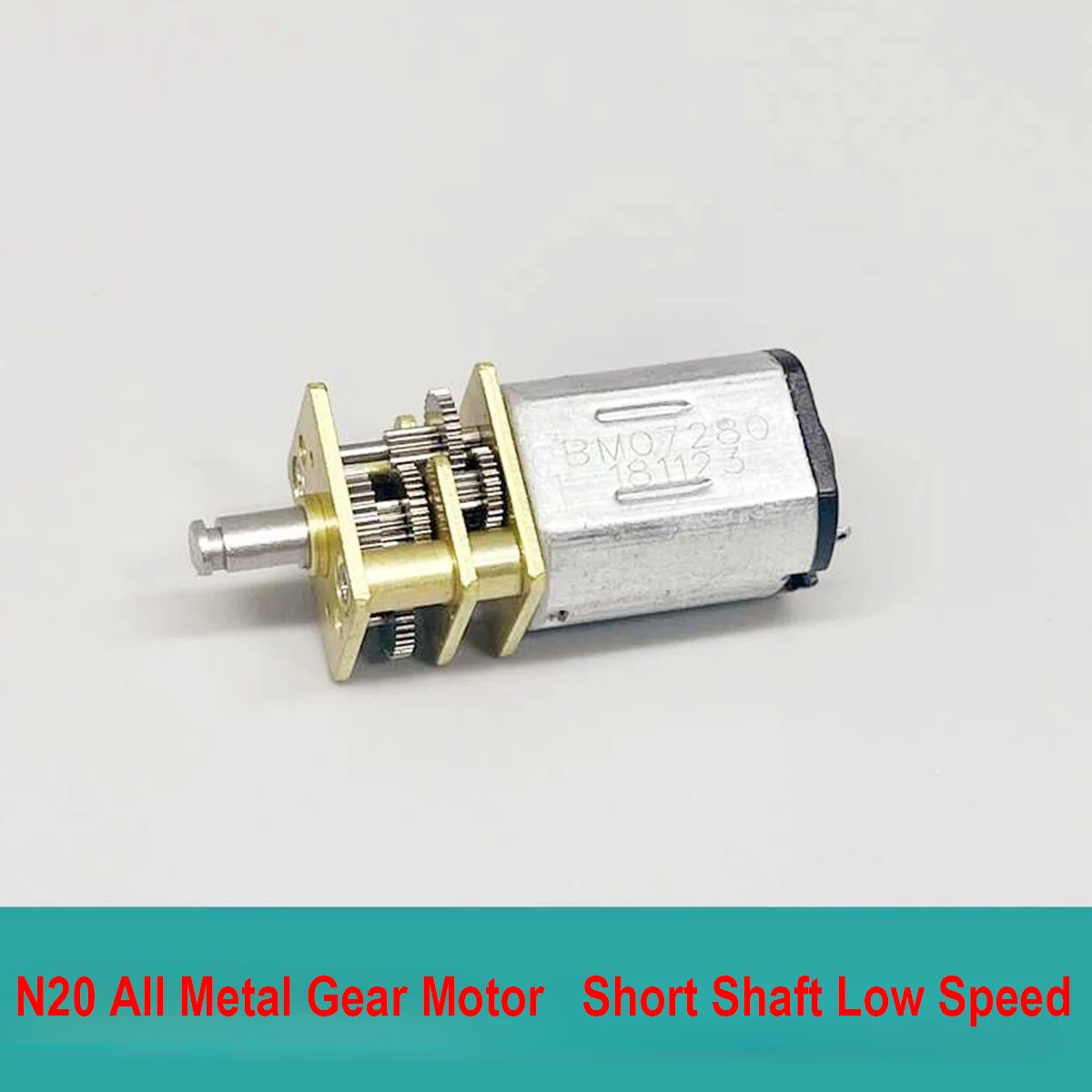 Micro Mini DC 3V-6V 48RPM Slow Speed Micro Mini GM12-N20 Full Metal Gearbox Gear Reducer Motor Large Torque DIY Hobby Toy Model