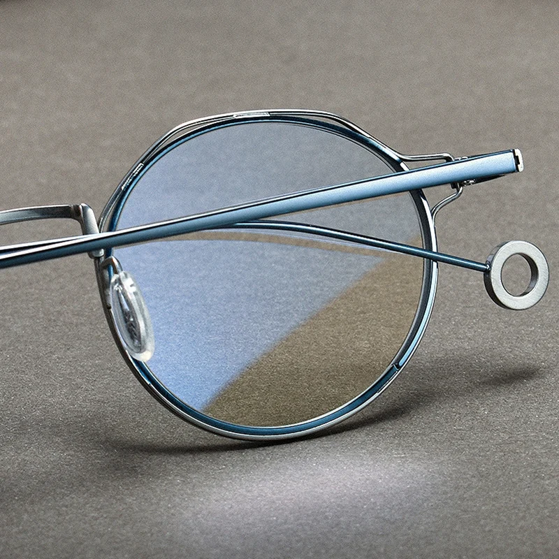 Japanese Pure Titanium Round Glasses Frame Men Women Brand Designer Handmade Optical Eyeglasses Vintage Prescription Eyewear