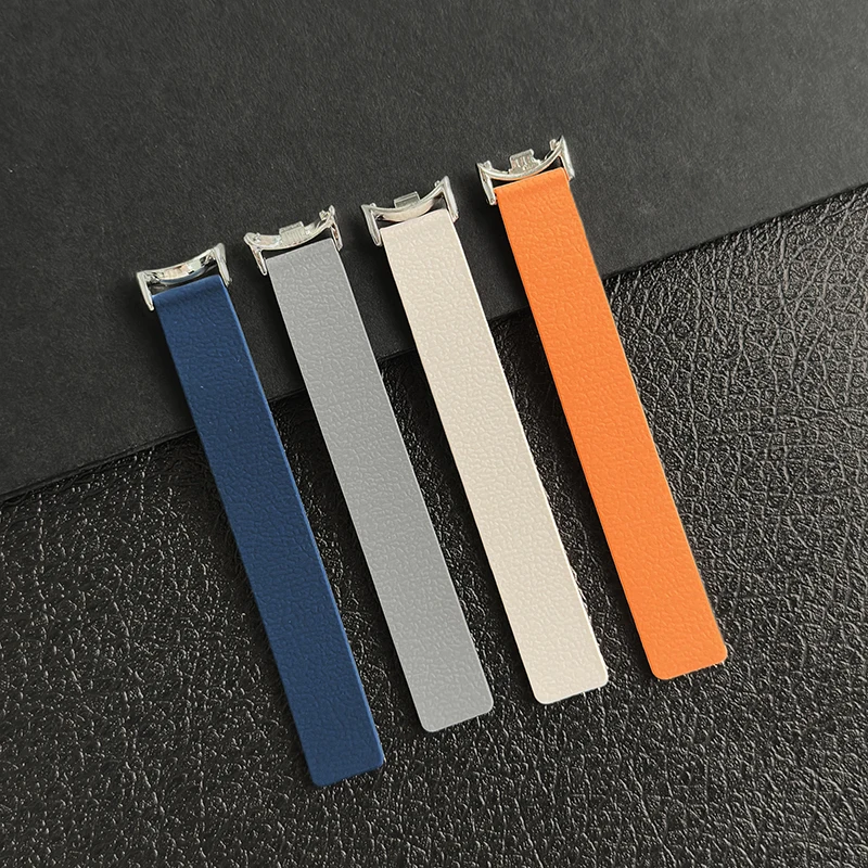 Silicone Bicolor Strap For Xiaomi Mi Band 10 9 8 Magnetic Loop For Xiaomi Smart Band 8 9 NFC Watchband Correa Band 10 Bracelets image 4