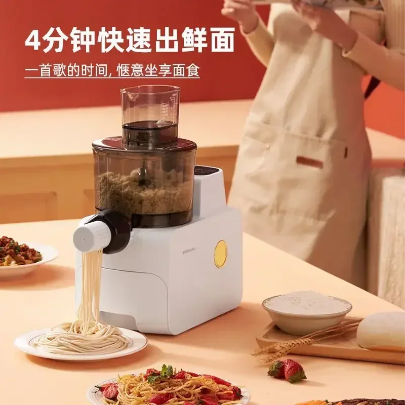 Automatic multifunctional intelligent pasta machine. Home pasta press machine. Small. Kneading and pasta all-in-one machine.