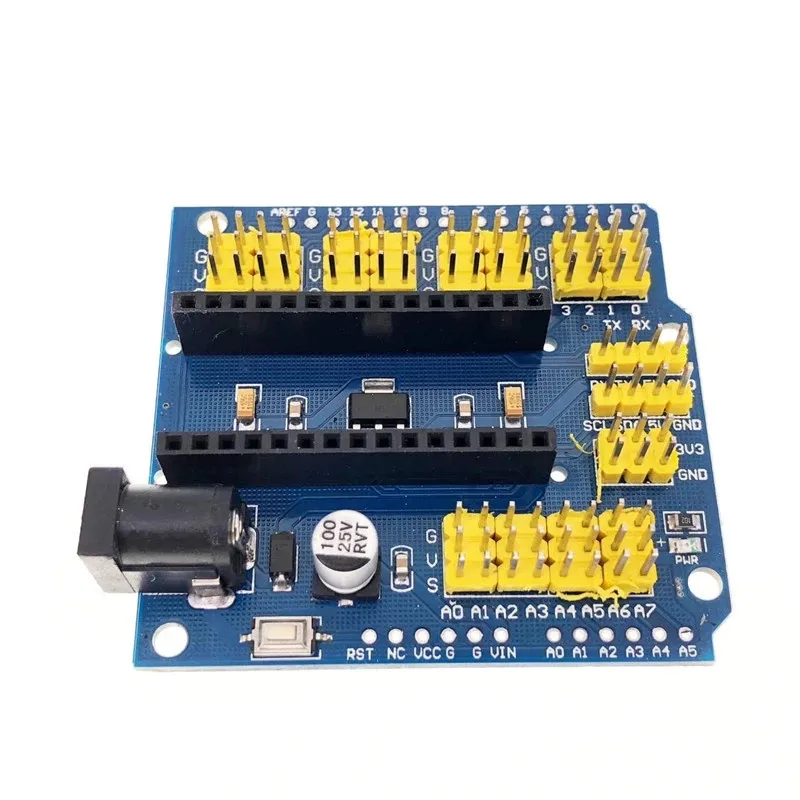 NANO UNO multi-purpose, expansion board, multi-purpose expansion module, blue board