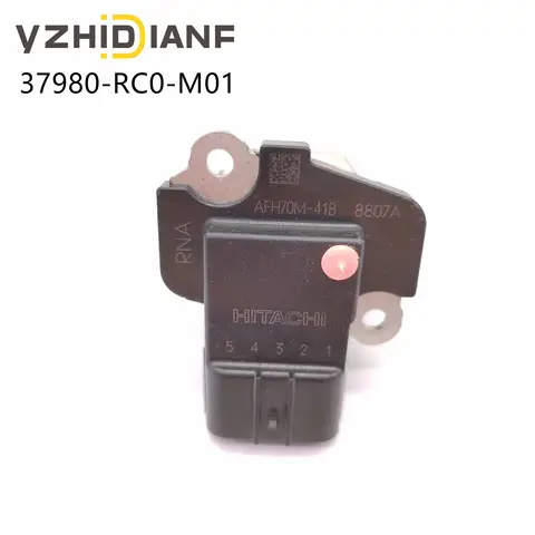 MAF Air Flow Mass Sensor Meter 37980-RC0-M01 37980RC0M01 AFH70M-41C 37980-RNA-A01 for Honda Civic Accord Pilot Acura RL MDX TL