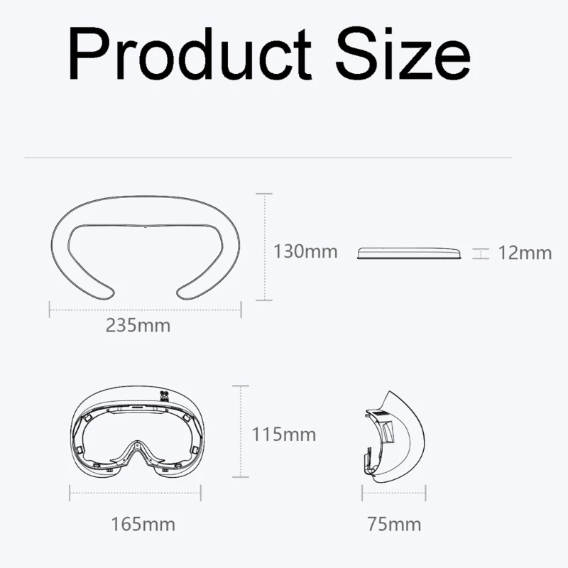 Face Cushion Pad Bracket Anti-Light Leakage Nose Pad for Pico 4 VR Headset N0HC