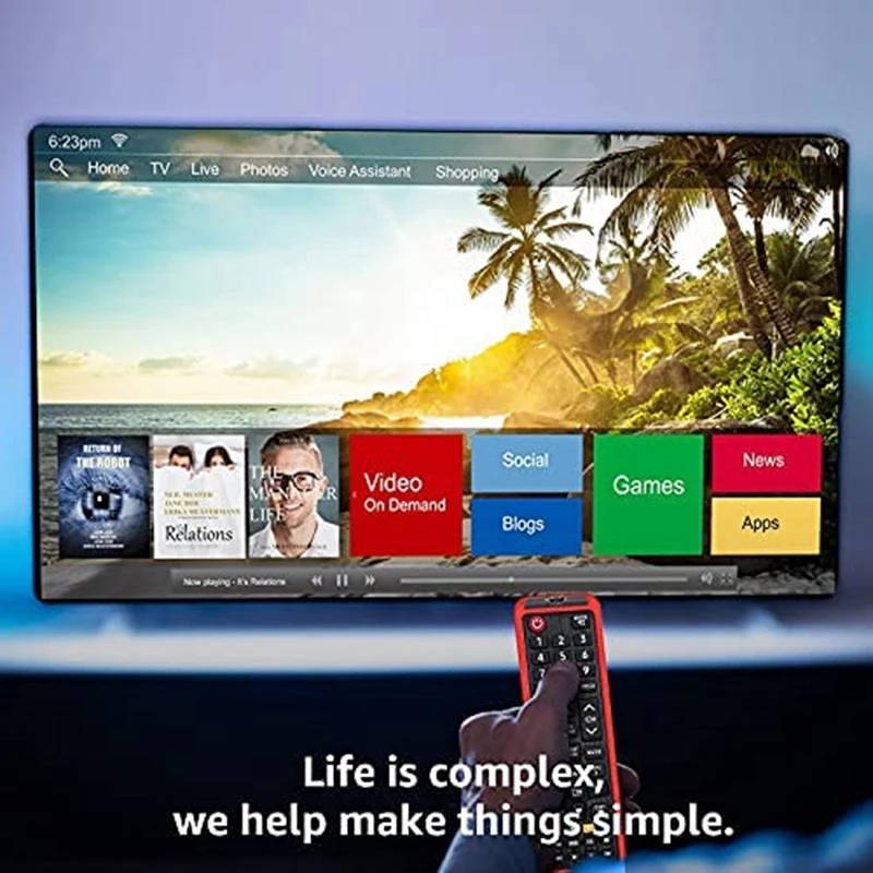 2er Pack Universal remote Cover Case kompatibel für Samsung 3D Smart TV Fernbedienungen BN59-01199F BN59-01315A (rot + blau)