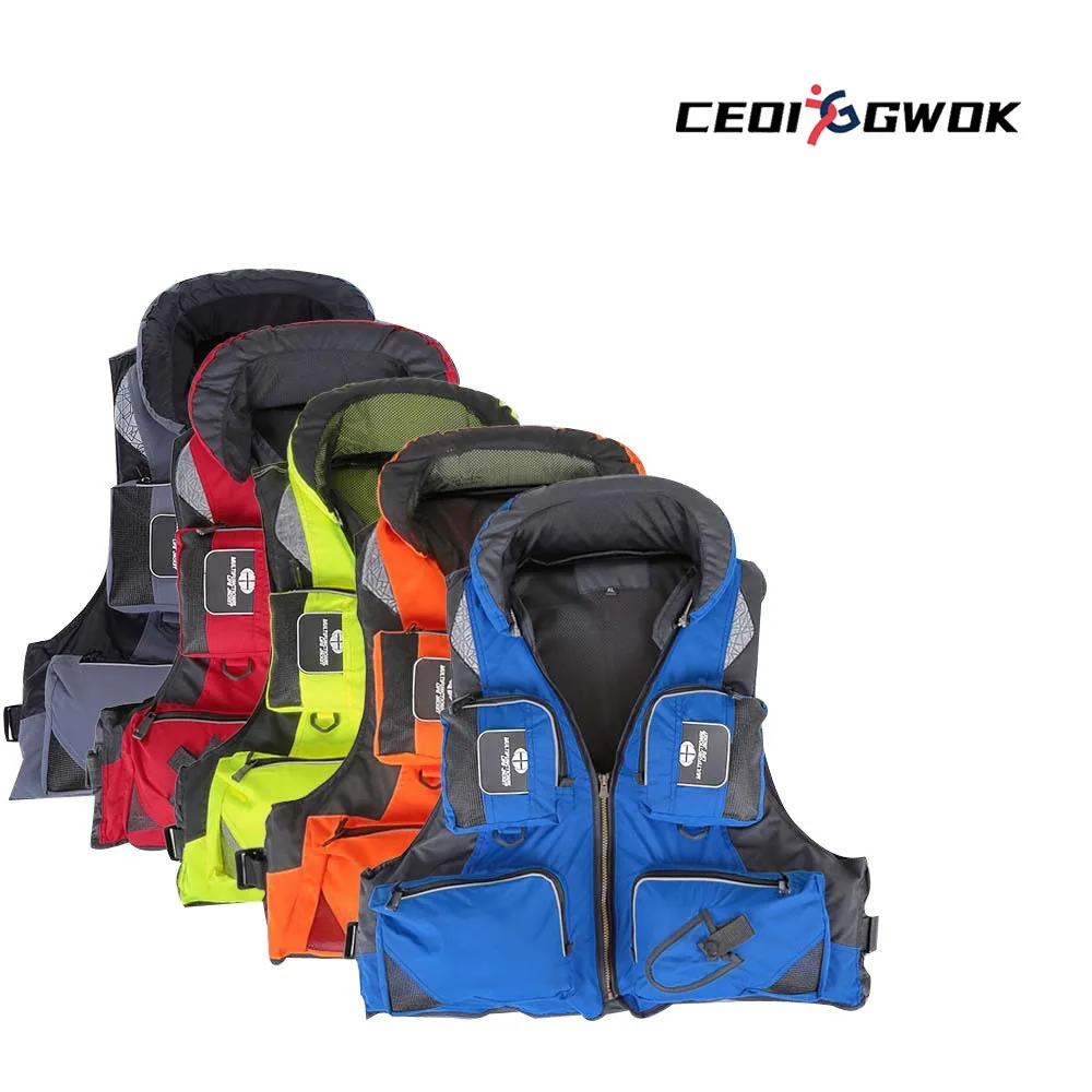 

CEOI GWOK High Buoyancy Life Jacket for Fishing or Swimming with Detachable Foam Life Jackets with Extra High Buoyancy