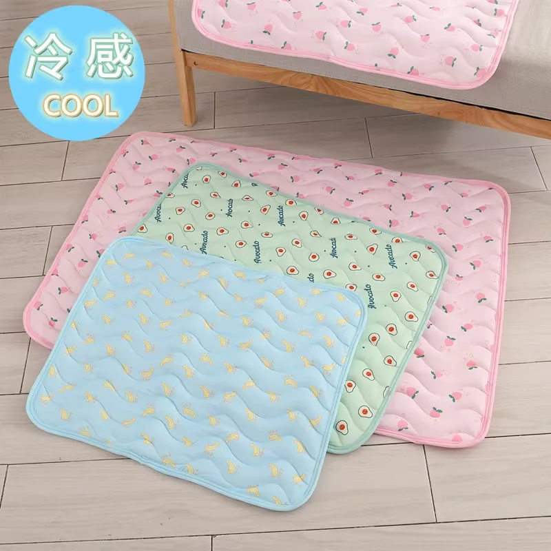 Colchoneta de seda fría para perros pequeños y medianos, transpirable - imagen 2