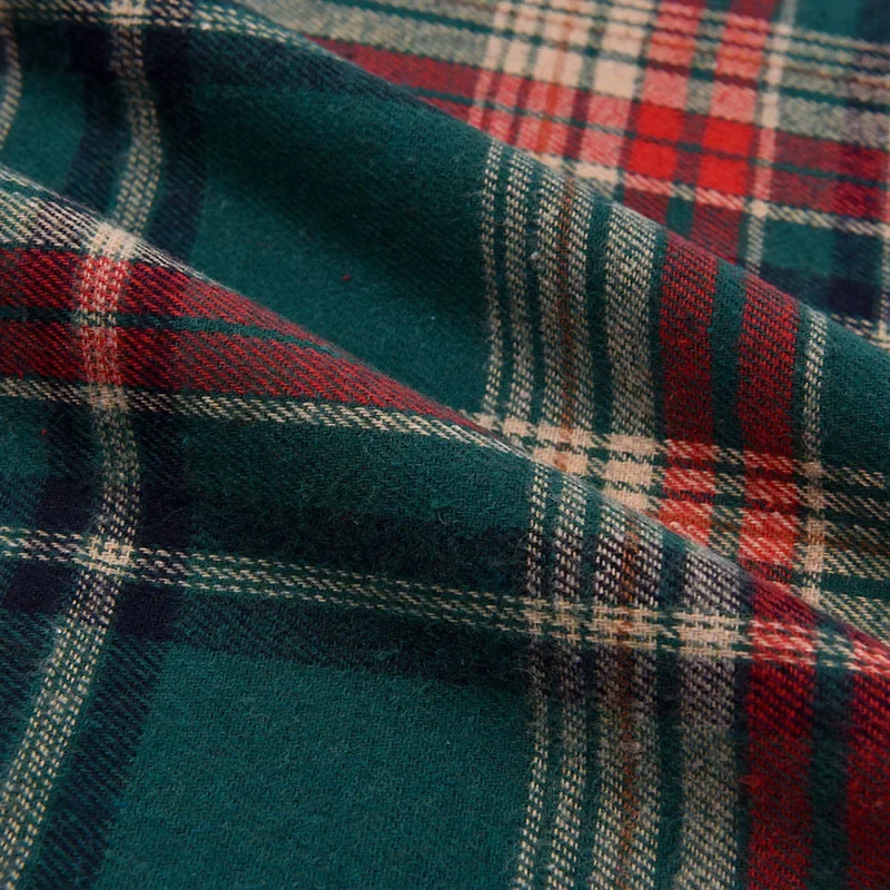 50x145cm Plaid British style Scottish plaid TC woven double-sided twill yarn-dyed plaid school uniform skirt fabric