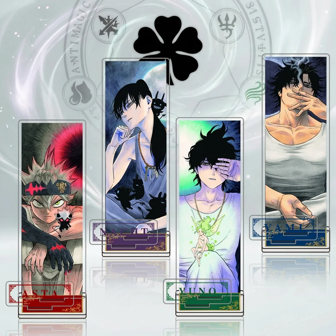 Black Clover Anime 15cm Acrylic Character Model Stand Figure ( Yami Sukehiro) - Desktop Stand & Fan Gift