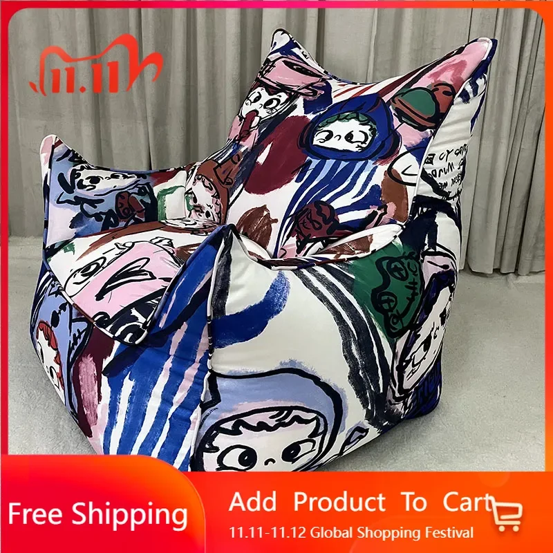 

Craft Designer Bean Bag Sofa Modern Classic Soft Lounge Bean Bag Sofa Living Room Bubble Postmodern Muebles Unique Furniture