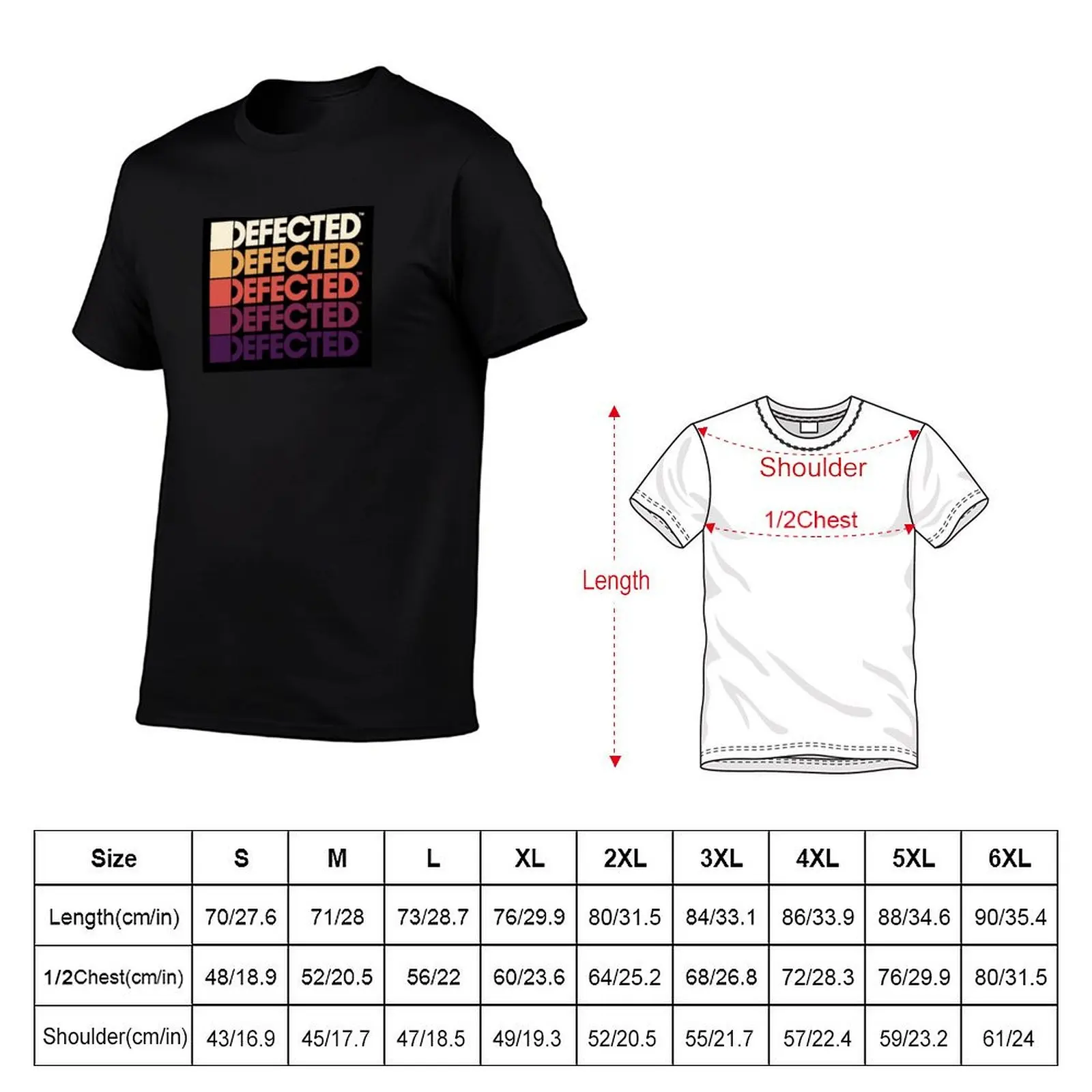 DEFECTED RECORDS T SHIRT Rave T Electronic Music Festival Ibiza Party House T-Shirt