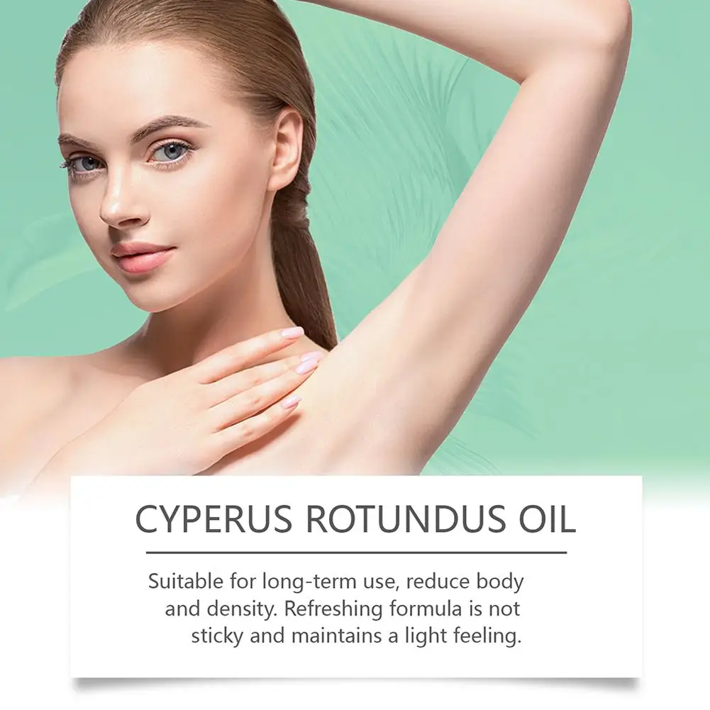 Cyperus Rotundus Hair Removal Care Oil Cyperus Rotundus Plant Oil Body Moisturizing Nourishing Hair Removal Care Oil 60ml