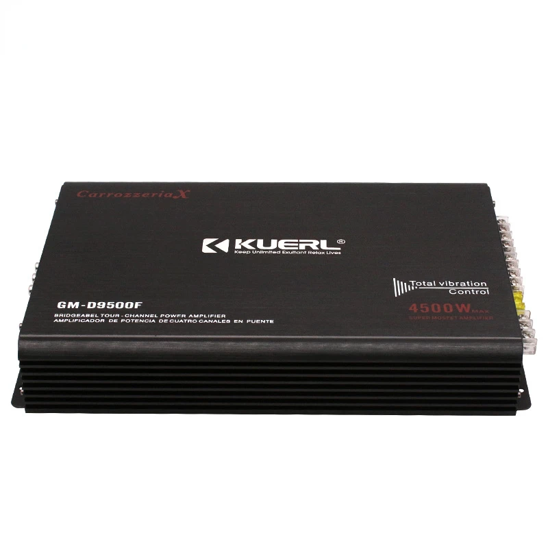 AB Class High-Power 4 * 100W Four Channel Car Audio Modification Power Amplifier Four Way Car Power Amplifier