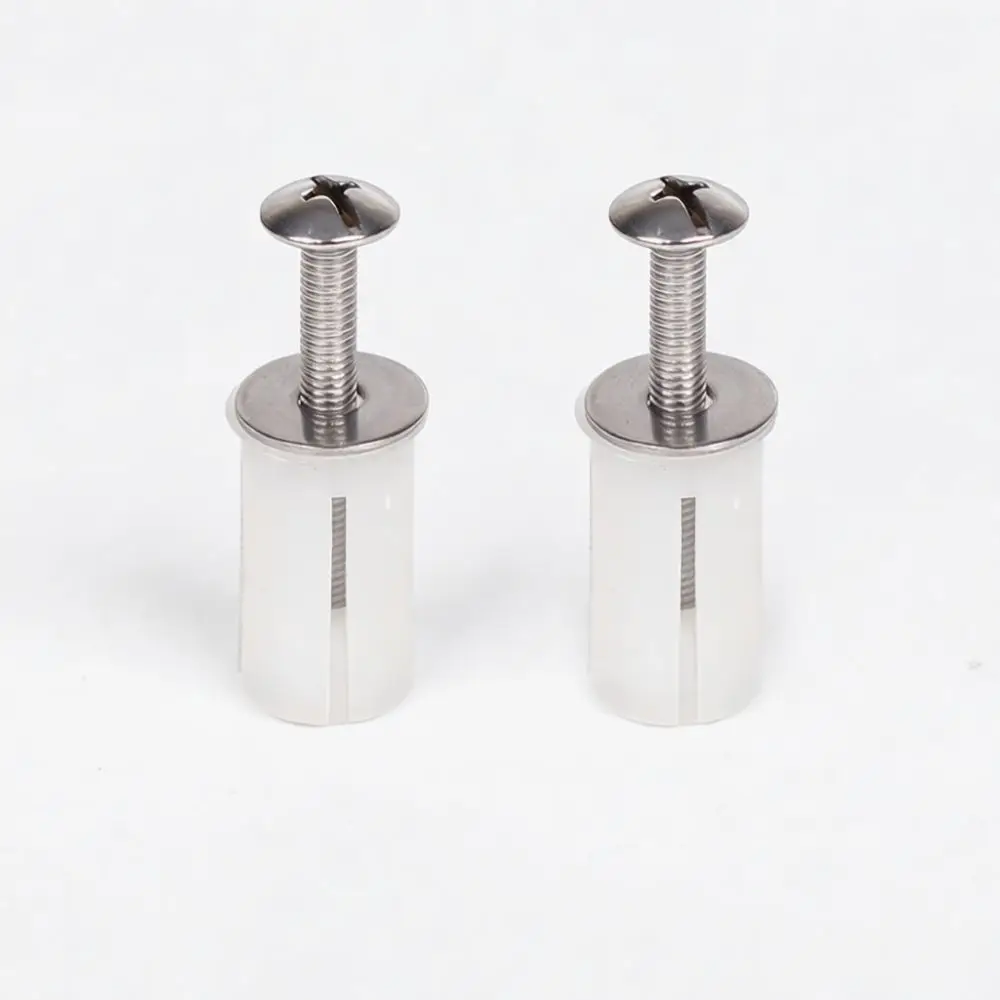 Bathroom Toilet Seat Hinge Replacement Bolts Iron Expansion Screws For Secure Mounting Universal Toilet Lid Accessories