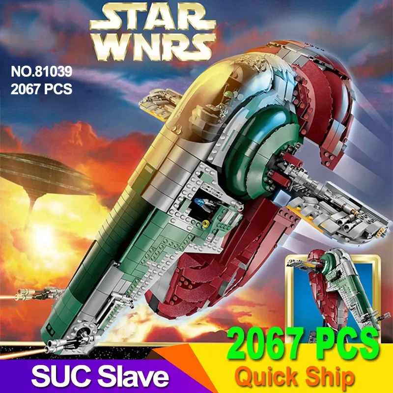 UCS Slave 1 Building Block Moc Display Bricks 19029 Educational Toys Birthday Christmas Gifts Compatible 75060